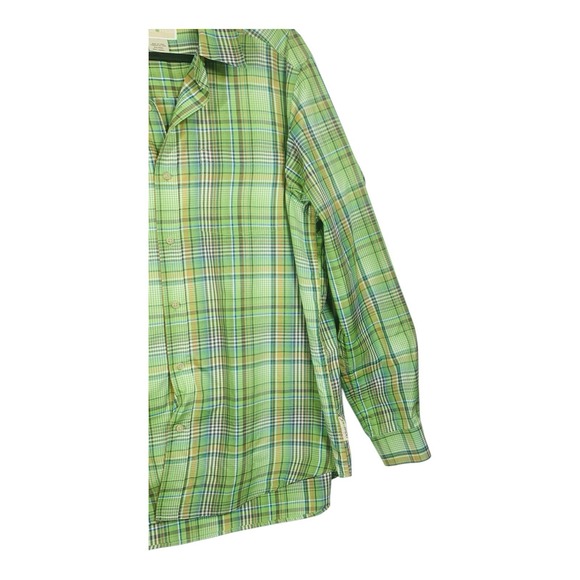 Exofficio Shirt Men's 2XL Green Plaid Button Up Outdoor Casual Hiking Fishing - Picture 3 of 7